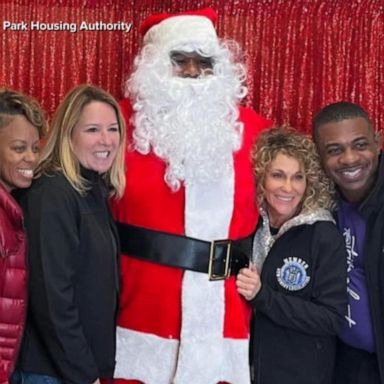 VIDEO: Fraternity spreads Christmas cheer in New Jersey 