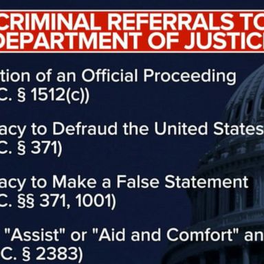 VIDEO: House committee issues criminal referral for Trump, Jan. 6 collaborators 