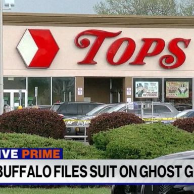 The city of Buffalo announced a "first of its kind" lawsuit against the gun industry on Tuesday, seven months after the mass shooting at a Tops grocery store that left 10 people dead. 