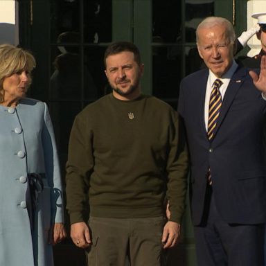 VIDEO: Biden welcomes Ukrainian President Zelenskyy to the White House