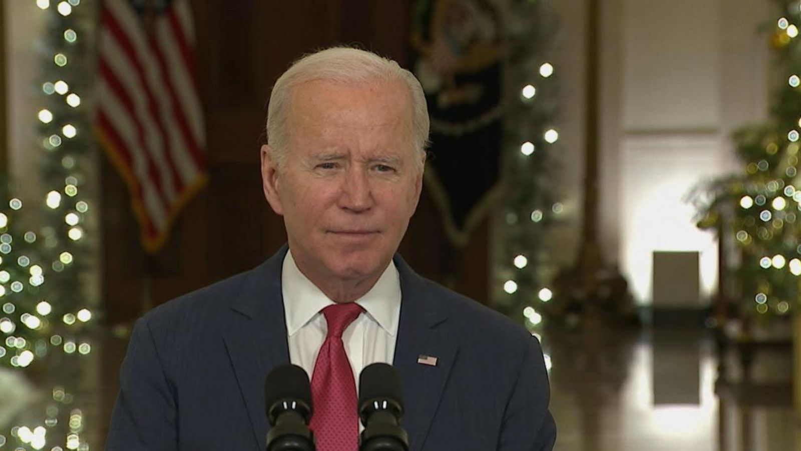 Biden offers Christmas message from the White House Good Morning America