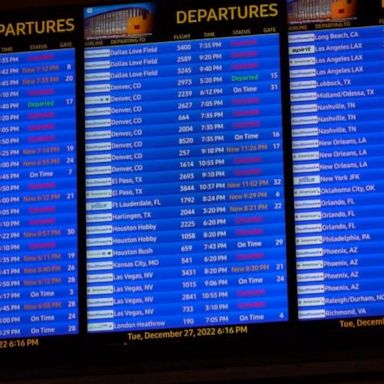 VIDEO: ABC News Live: More Southwest Airlines flight cancellations 