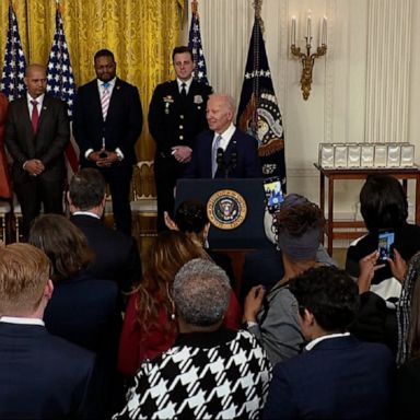 On the second anniversary of the Jan. 6 attack, President Joe Biden awarded the Presidential Citizens Medal to officers who defended the U.S. Capitol and others who protected democracy.