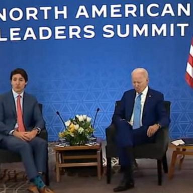 VIDEO: President Biden meets with Canadian Prime Minister Trudeau at Mexico City summit 