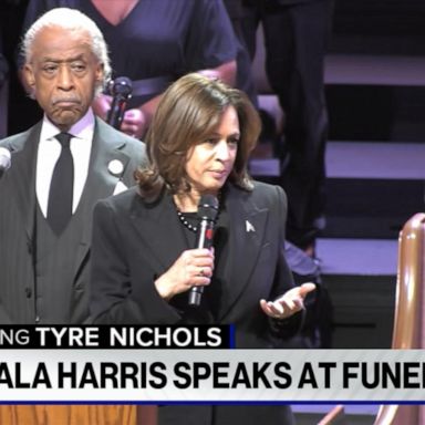 “Tyre Nichols should have been safe,” Vice President Kamala Harris said at the service.