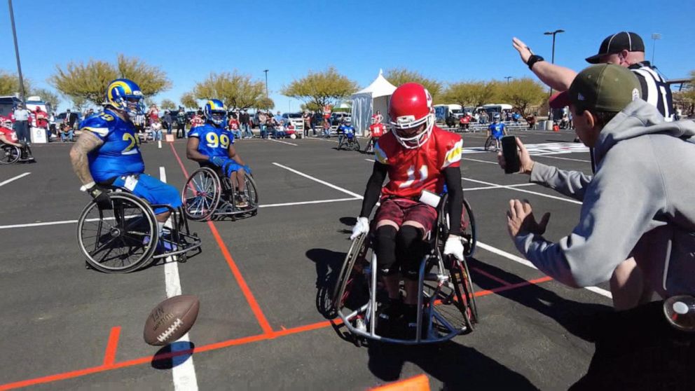 Video Injured veterans face off in USA Wheelchair Football League