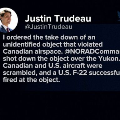 Canadian Forces will work to recover and analyze the wreckage, Canadian Prime Minister Justin Trudeau said. 