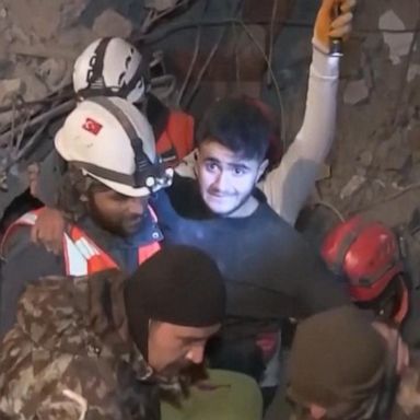 VIDEO: ABC News Live: Survivors rescued in Turkey after 1 week under rubble 