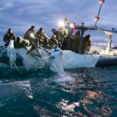 VIDEO: 'Significant amount' of Chinese spy balloon has been lifted from the ocean floor