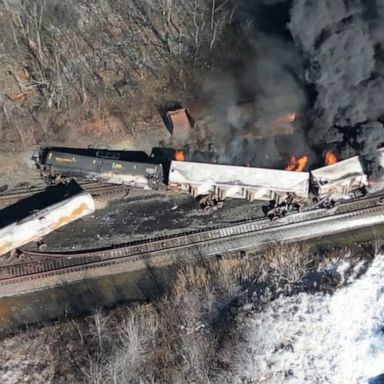 VIDEO: EPA chief visits Ohio train derailment site amid toxic chemical concerns