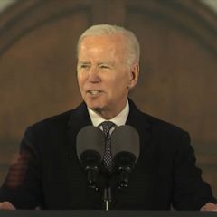 Biden, Russia's Putin deliver vastly different speeches 