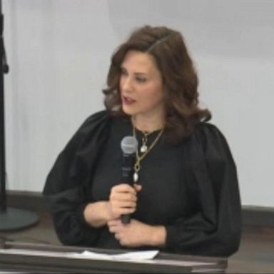 Michigan Gov. Gretchen Whitmer spoke at the funeral of Arielle Anderson, who was gunned down in an on-campus mass shooting on Feb. 13.