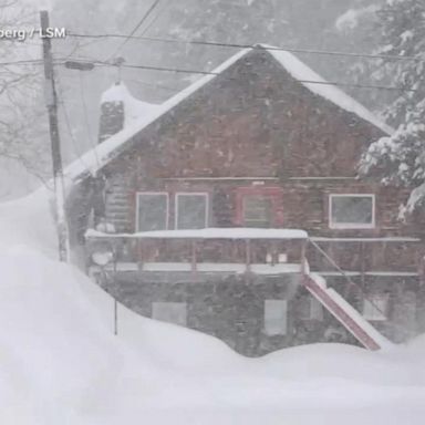 VIDEO: Blizzard could dump as much as 8 feet of snow on California mountains