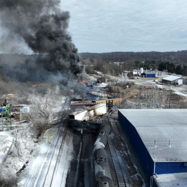 VIDEO: Cleanup efforts continue after toxic Ohio train derailment