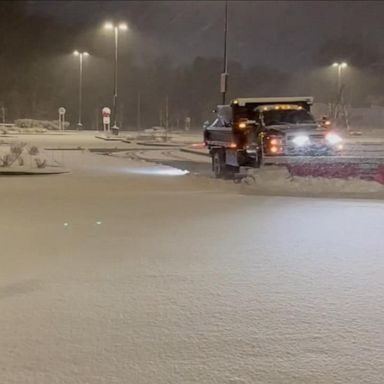 VIDEO: Heavy snow blankets Northeast as more severe weather sweeps across US