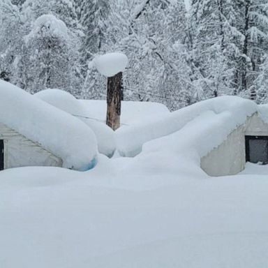 VIDEO: A whiteout in California’s Sierras dumps 6 feet of snow in places