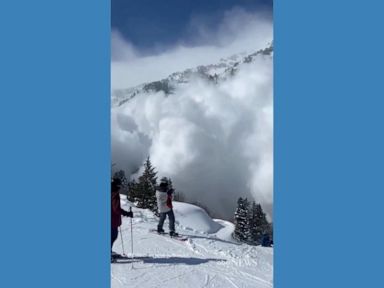 WATCH:  Skiers witness massive avalanche in Utah