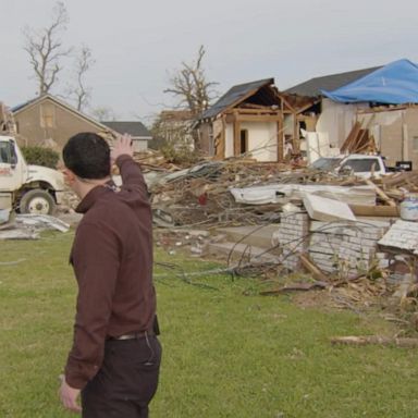 VIDEO: Mississippi residents cleaning up after a series of deadly tornadoes