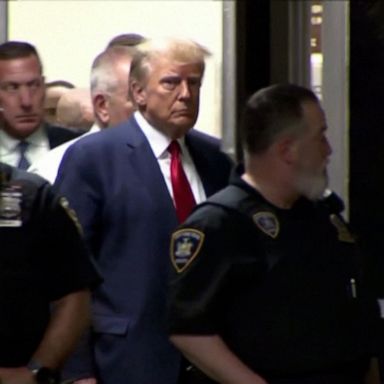 Former President Donald Trump was arraigned in federal court Tuesday on 34 felony counts.