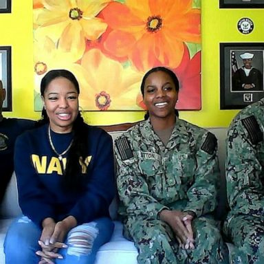 VIDEO: Brightly: Meet 1st Black triplets to enlist in US Navy