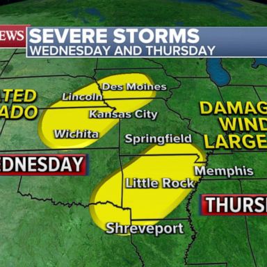 VIDEO: Blizzard warning issued for several states across Midwest after week of high temperatures 