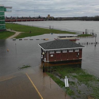 VIDEO: Severe flooding reported along Mississippi River as storms threaten the South 