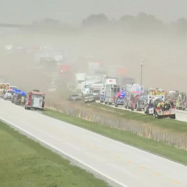 VIDEO: Cleanup begins in deadly dust storm crash in Illinois