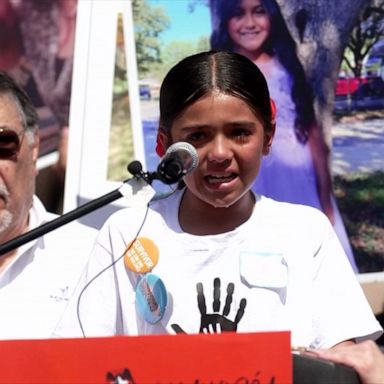 Ten-year-old Caitlyne Gonzales survived the shooting at Robb Elementary and has taken to advocacy to speak for her friends who, Caitlyne says, can no longer speak for themselves.