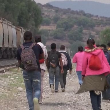 VIDEO: Department of Homeland Security reports drop in migrant crossings 