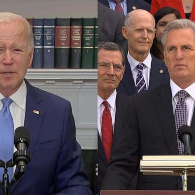 VIDEO: Biden, McCarthy deliver remarks on debt ceiling negotiations