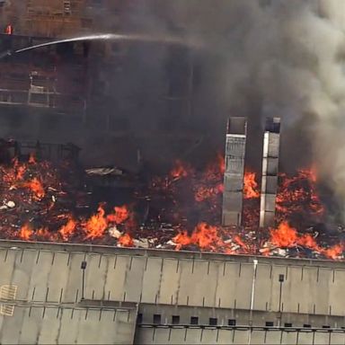 Ninety firefighters responded to the scene of the massive five-alarm blaze, according to the Charlotte Fire Department.