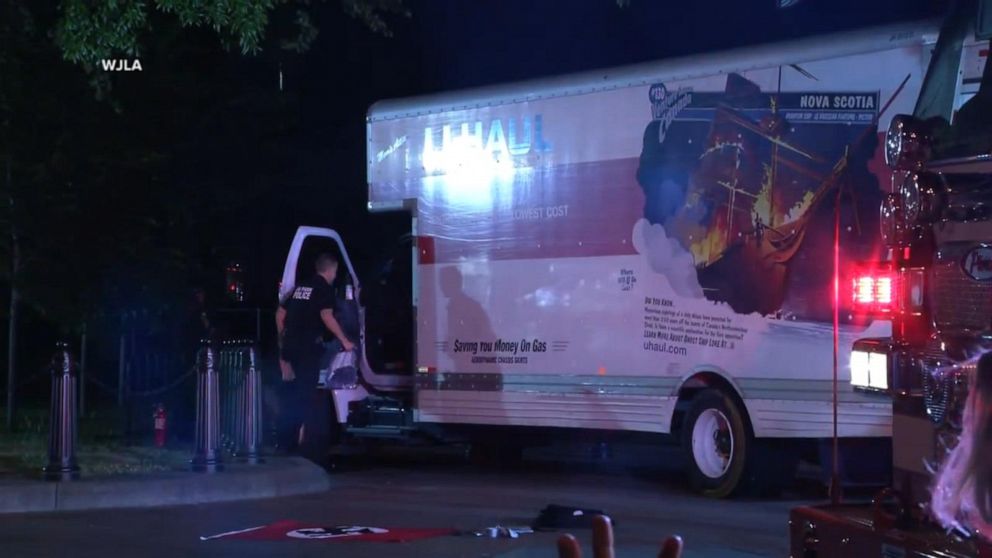 Video Driver Of U Haul Truck That Slammed White House Barricade Charged