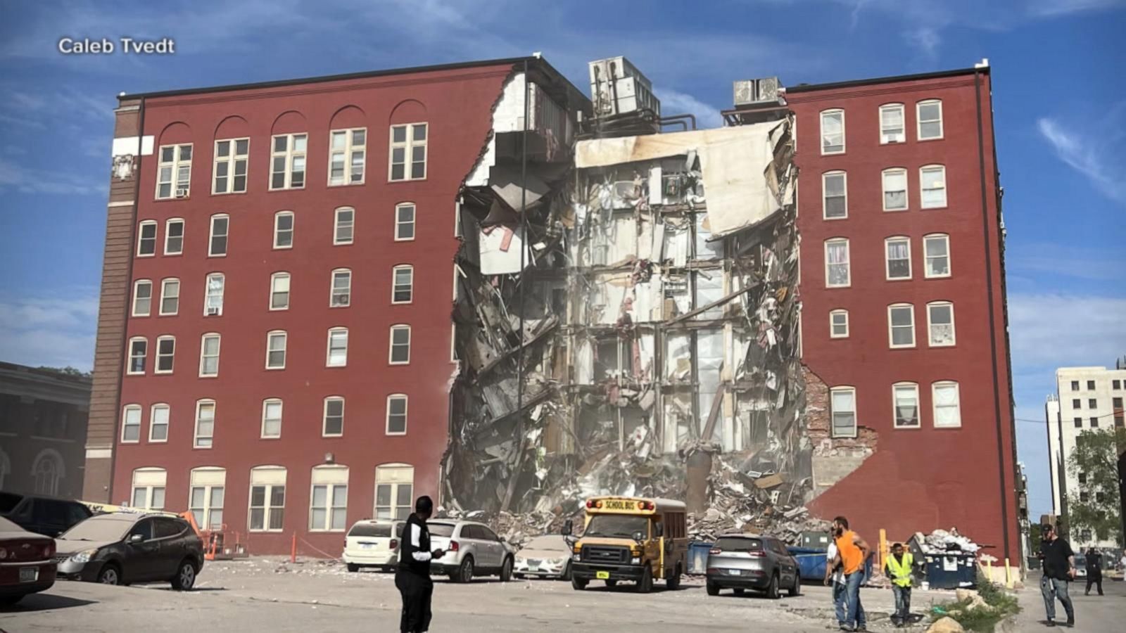 Rescue efforts ongoing after partial apartment building collapse in ...