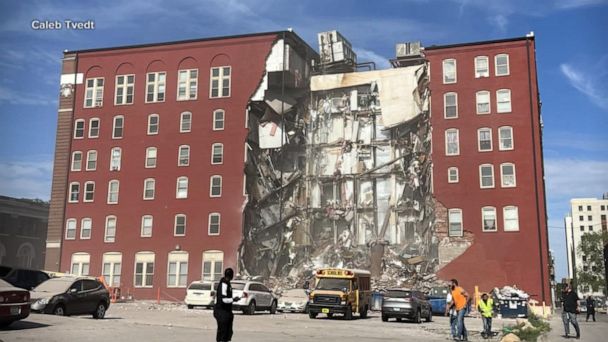 Video Rescue efforts ongoing after partial apartment building collapse ...