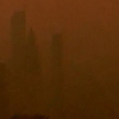 VIDEO: Timelapse: Canadian wildfire smoke envelops New York City