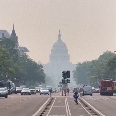 VIDEO: Smoke descends on nation's capital 