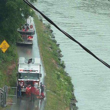 The man who died may have been stuck under the capsized boat, officials said. 