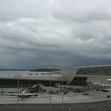 VIDEO: ABC News Live: Chaos in the skies, as storms cause massive delays for air travel 