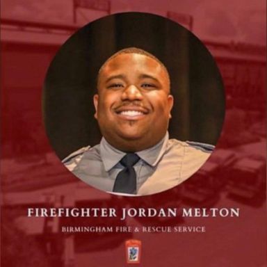 Firefighter Jordan Melton was pronounced dead Monday evening by Birmingham Fire & Rescue. 