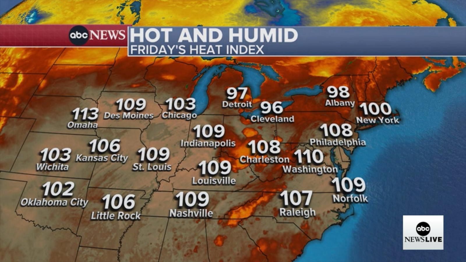 Abc News Live 35 States Under Heat Alerts Good Morning America 0303