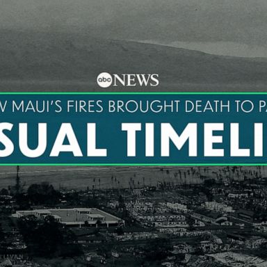 How the deadly wildfires took over Maui hour by hour