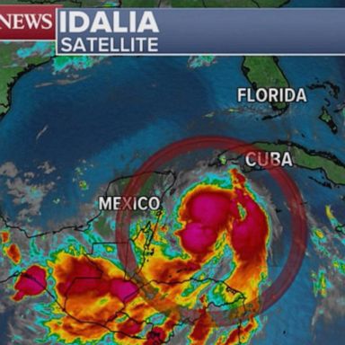 VIDEO: ABC News Live: Tropical Storm Idalia gains strength 