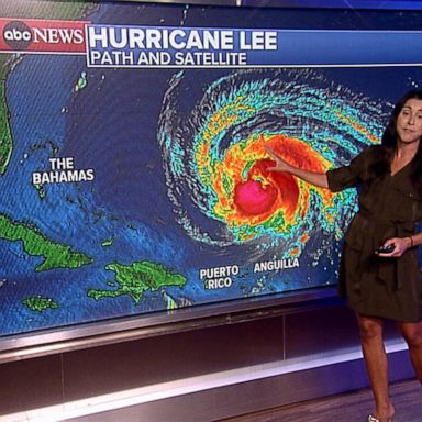 VIDEO: Hurricane Lee gains strength in the Atlantic