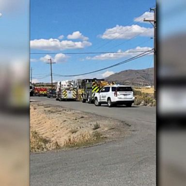 PHOTO: Two pilots were killed Sunday after their planes collided while landing at the National Championship Air Races in Reno, Nevada, the Reno Air Racing Association said.