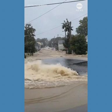 VIDEO: Street floods after water main break in upstate New York