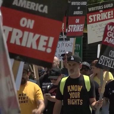 VIDEO: WGA suspends picketing after nearly 5 months 