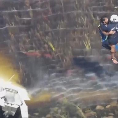 VIDEO: Man rescued from crashed plane in the Everglades