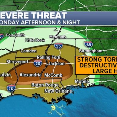 VIDEO: Possible cross-country storm coming before Thanksgiving in South, Northeast 