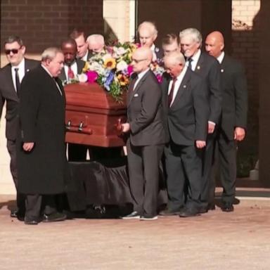 VIDEO: Former first lady Rosalynn Carter lies in repose in Georgia