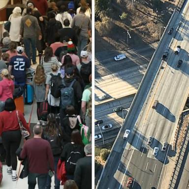 VIDEO: Airports, roads packed as millions return home from holidays 